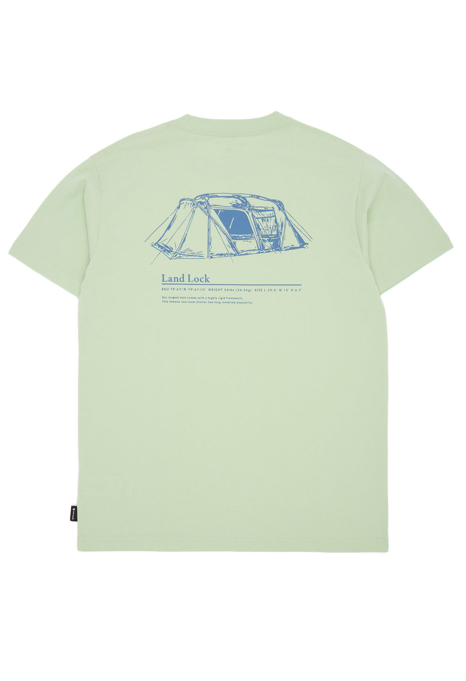 Snow Peak Land Lock T-Shirt - Light Green