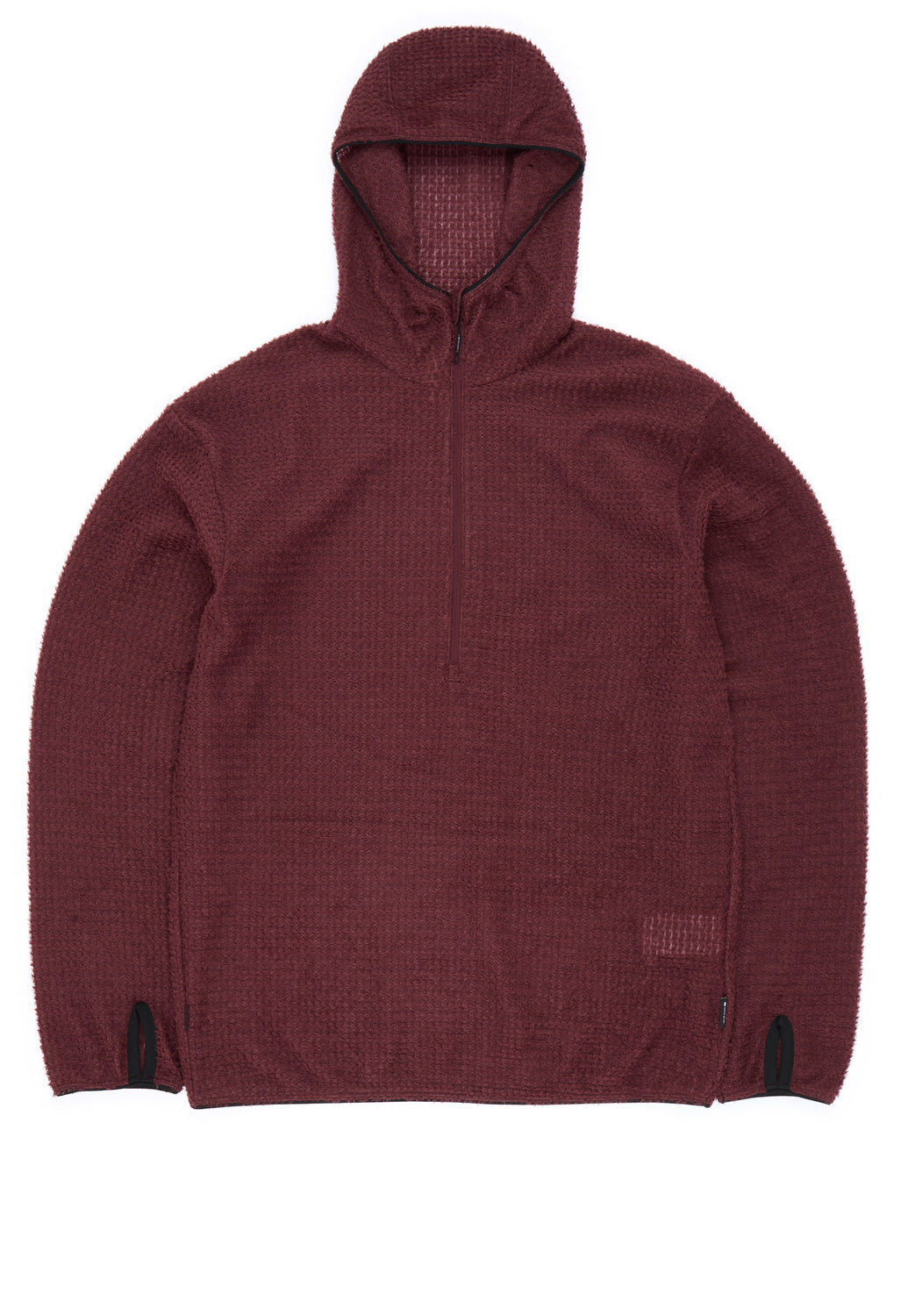 Snow Peak Men's Alpha Direct 90 Hoodie - Burgundy