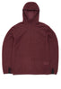 Snow Peak Men's Alpha Direct 90 Hoodie - Burgundy