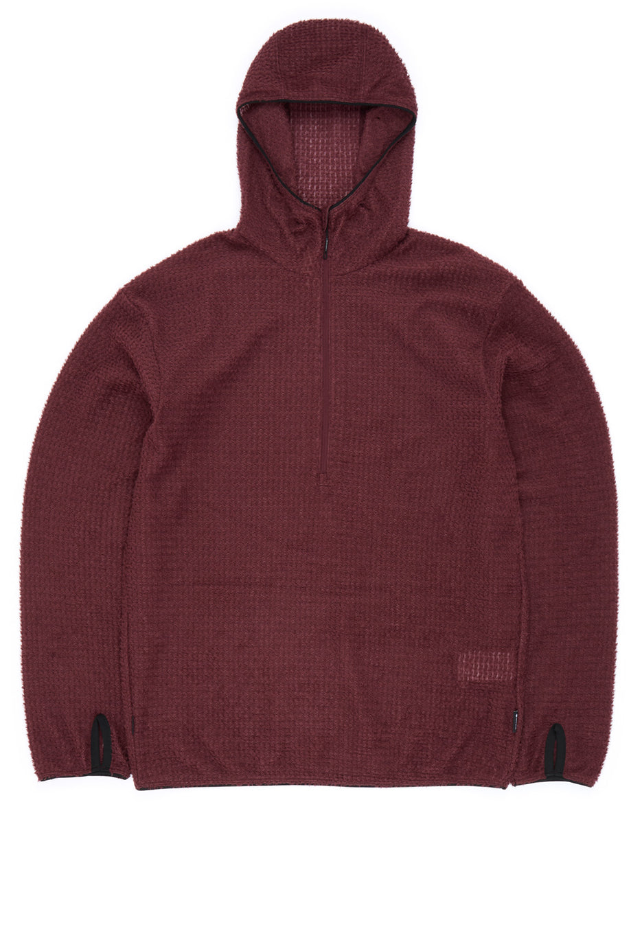 Snow Peak Men's Alpha Direct 90 Hoodie - Burgundy