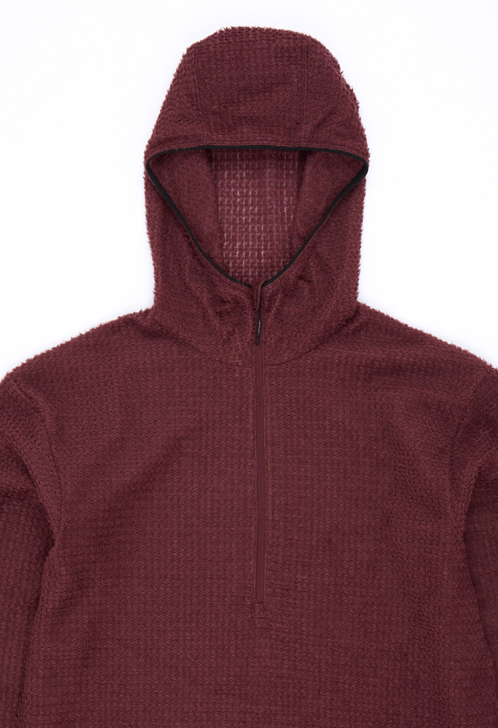 Snow Peak Men's Alpha Direct 90 Hoodie - Burgundy