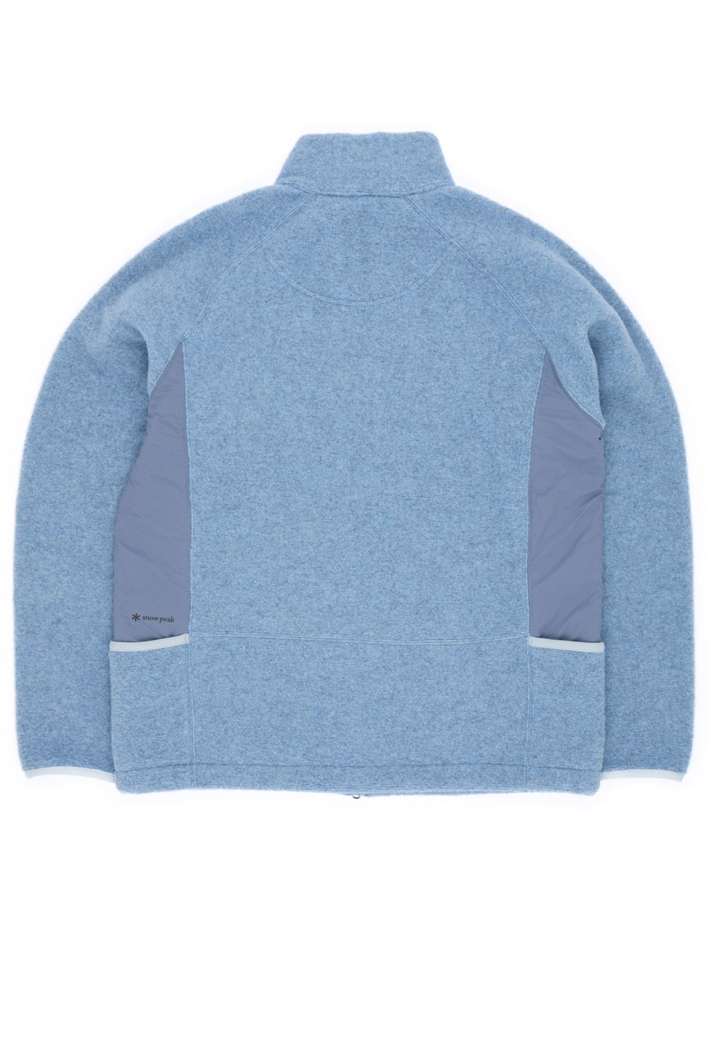 Snow Peak Men's Calamai Wool Fleece Jacket - Light Blue
