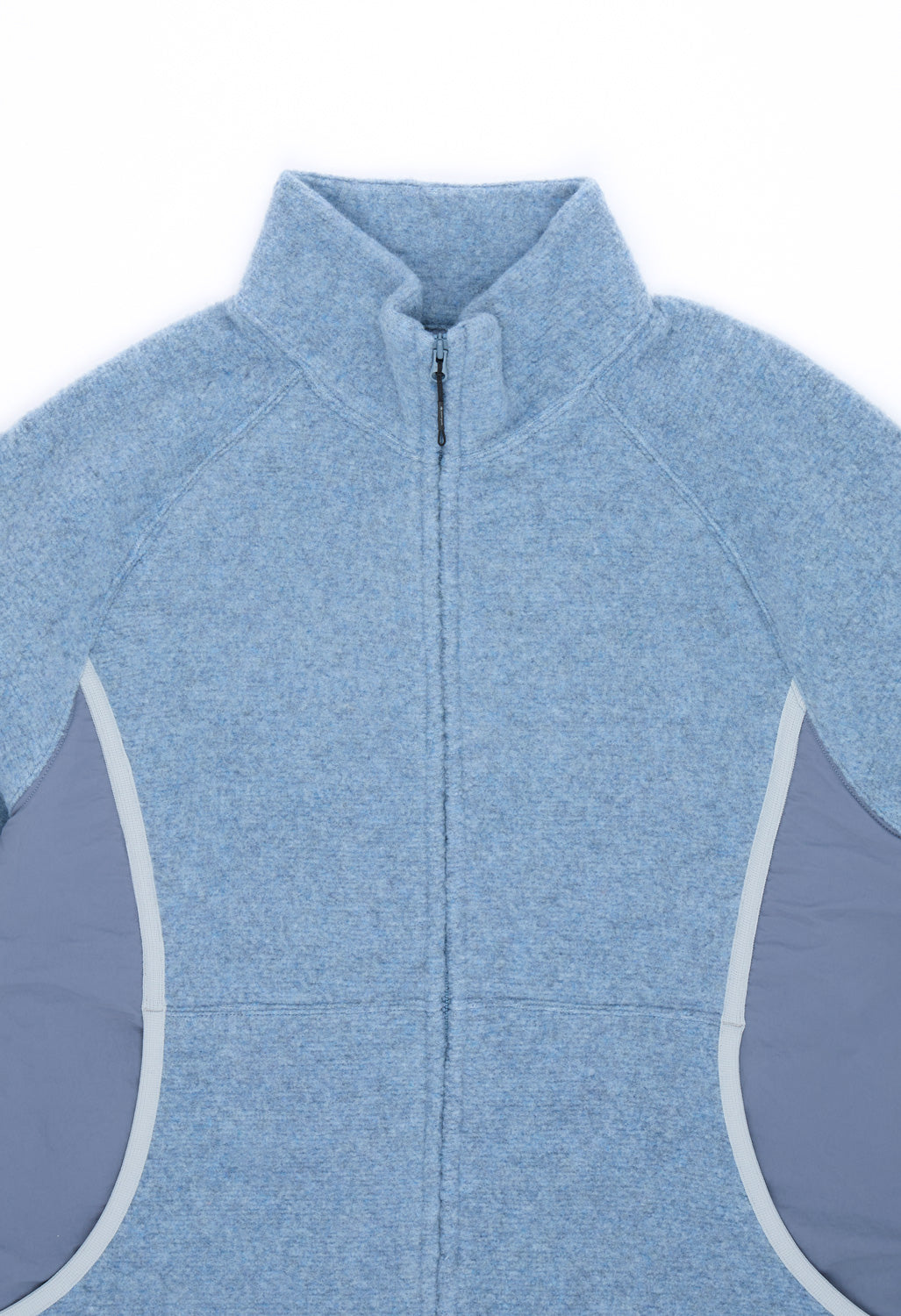 Snow Peak Men's Calamai Wool Fleece Jacket - Light Blue