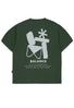 Snow Peak Men's Elemental Balance T-Shirt - Dark Green