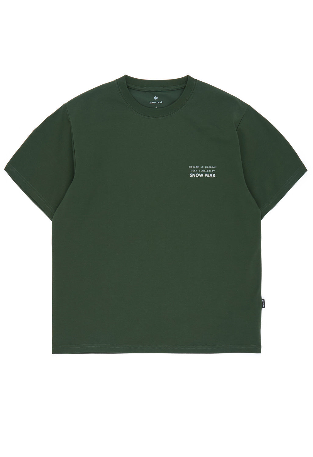 Snow Peak Men's Elemental Balance T-Shirt - Dark Green