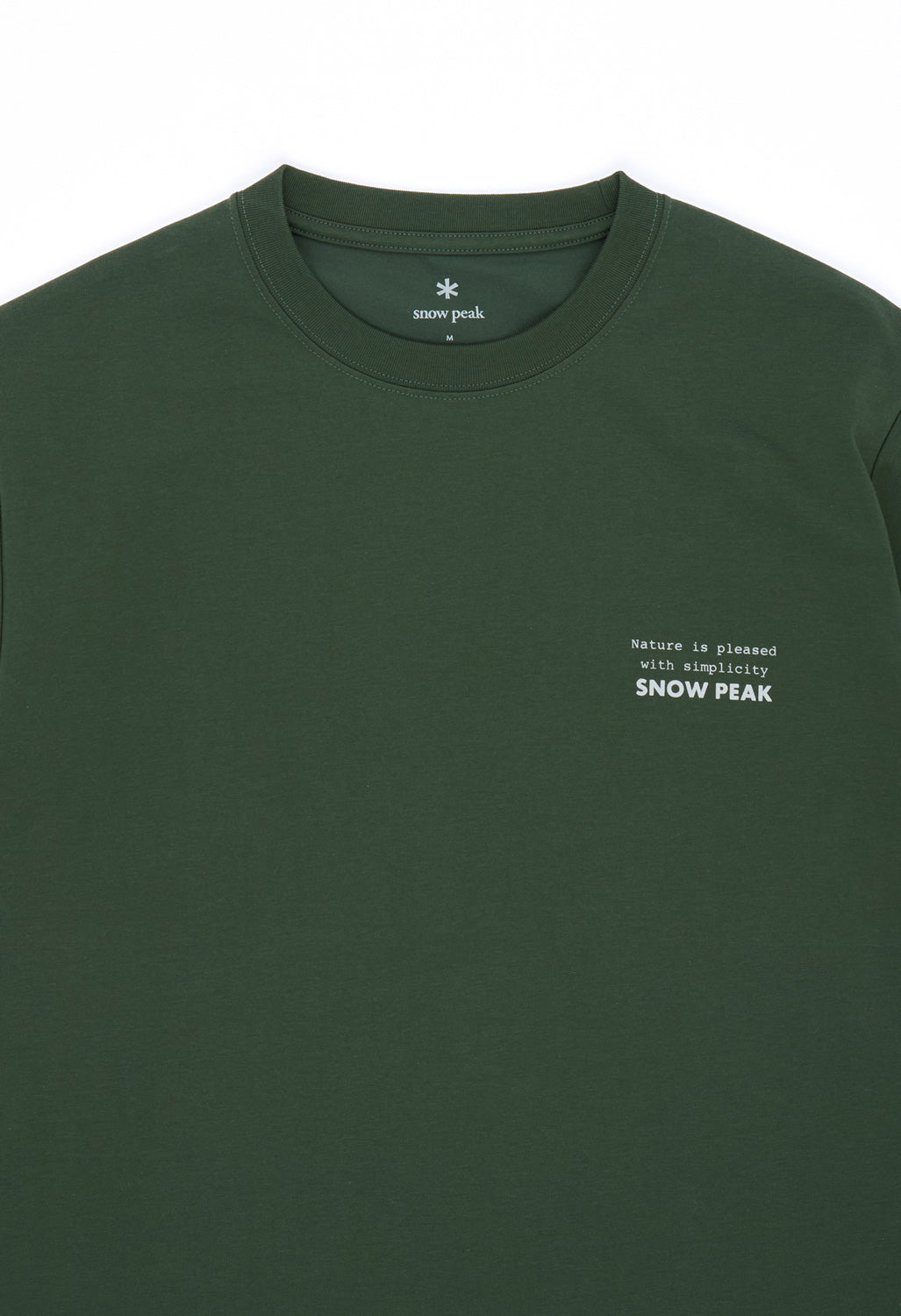 Snow Peak Men's Elemental Balance T-Shirt - Dark Green