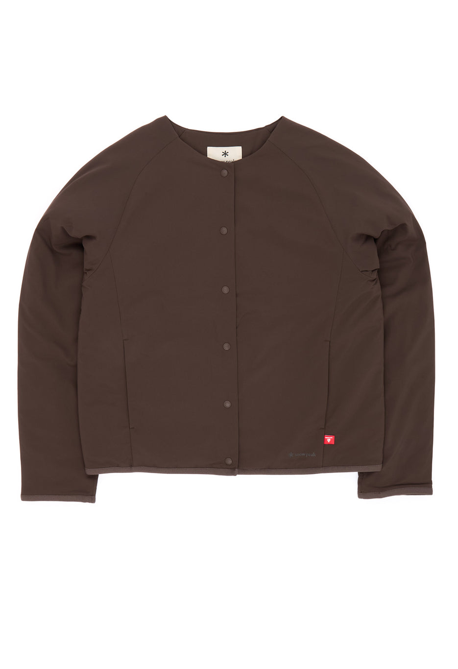 Snow Peak Women's Flexible Insulated Cardigan - Dark Brown