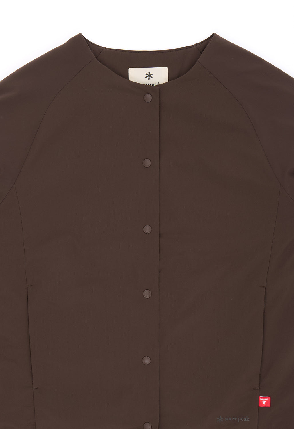 Snow Peak Women's Flexible Insulated Cardigan - Dark Brown