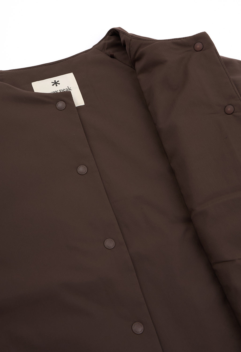 Snow Peak Women's Flexible Insulated Cardigan - Dark Brown