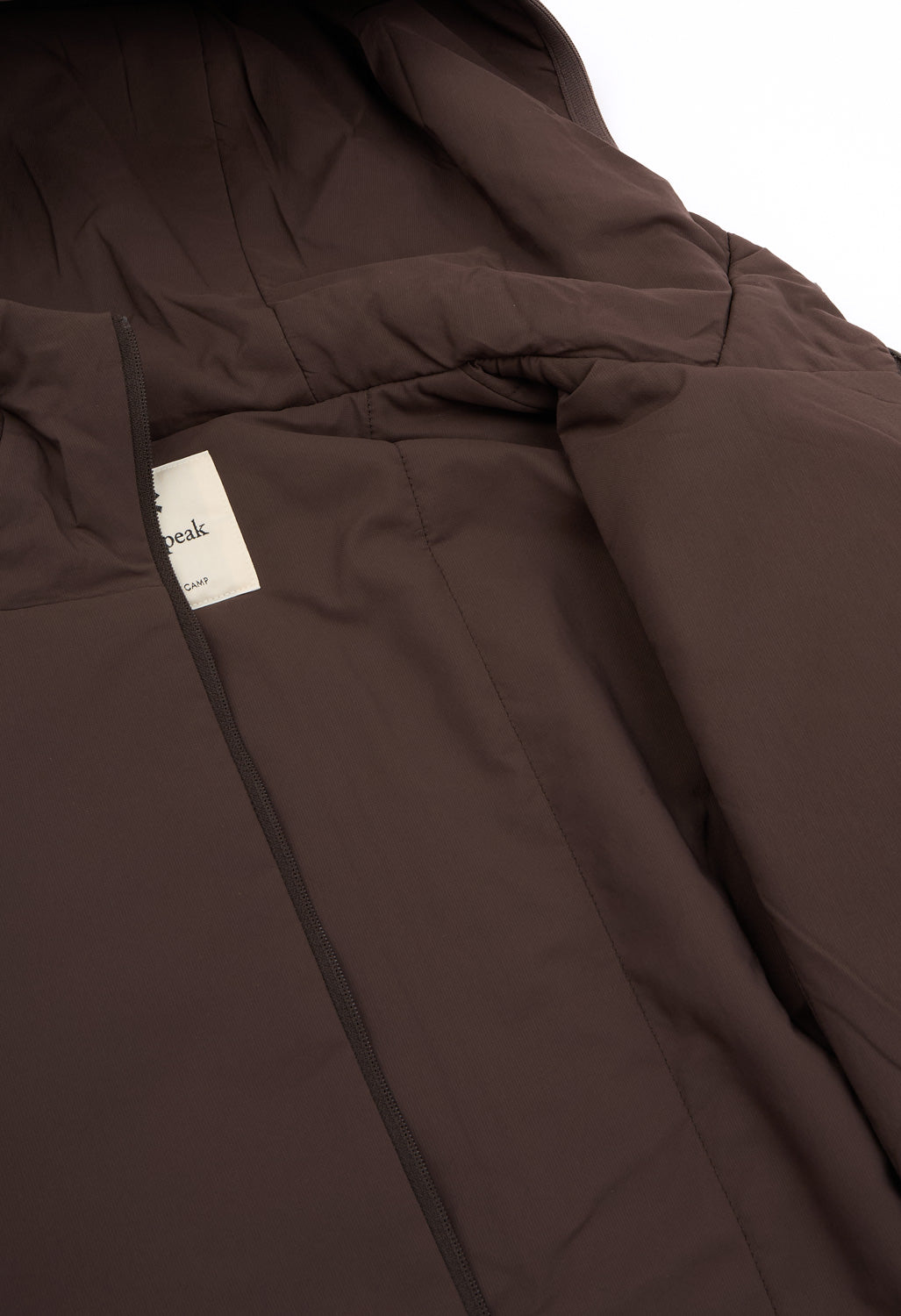 Snow Peak Men's Flexible Insulated ZIP Parka - Dark Brown
