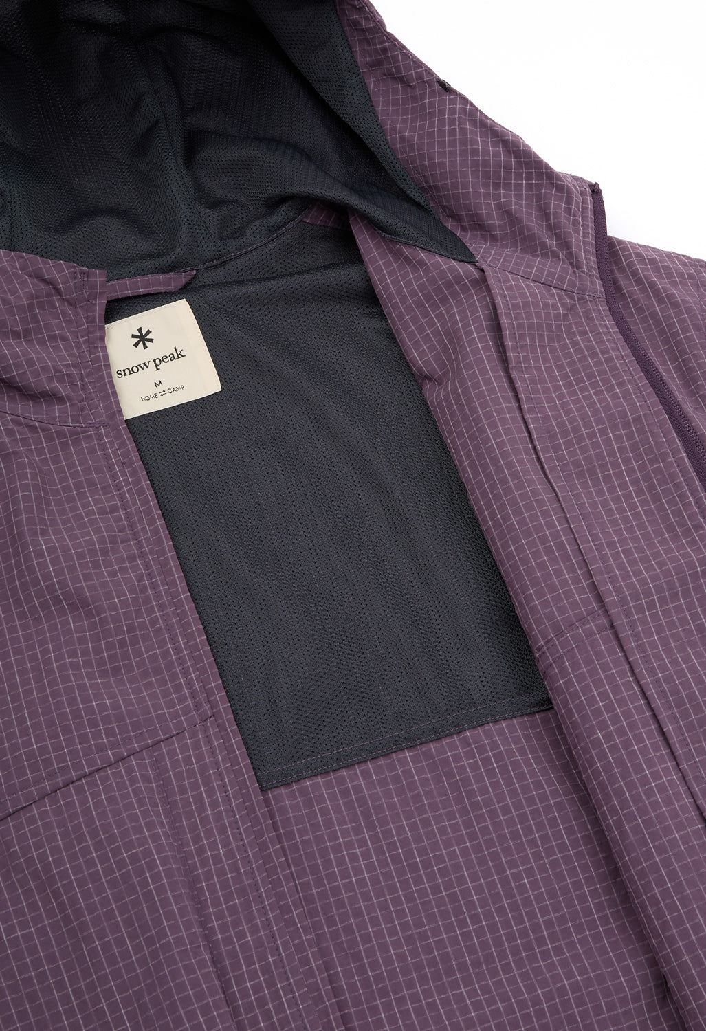 Snow Peak Men's KASURI Ripstop Jacket - Dark Purple