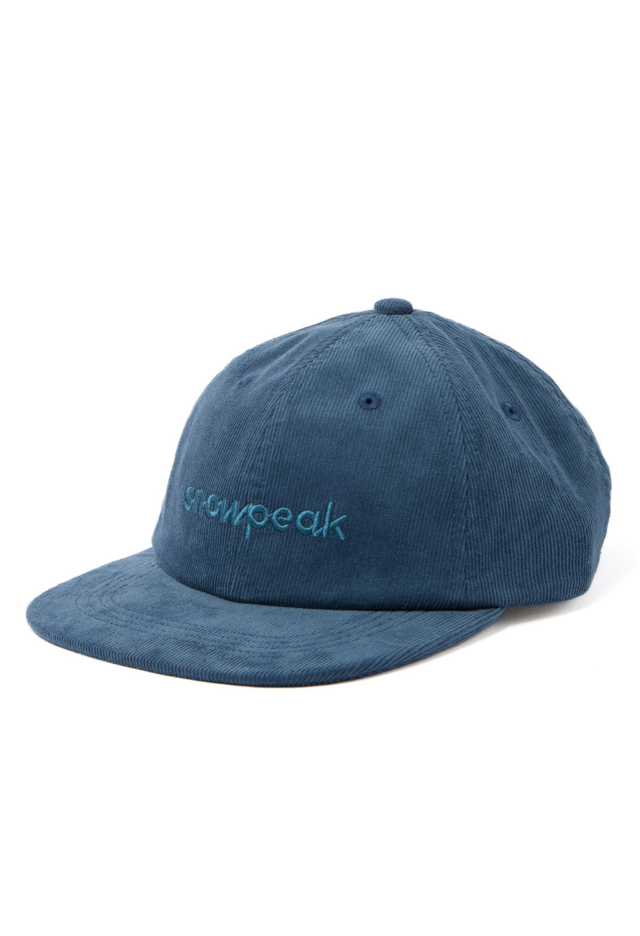 Snow Peak Corduroy Logo Design Cap - Light Blue