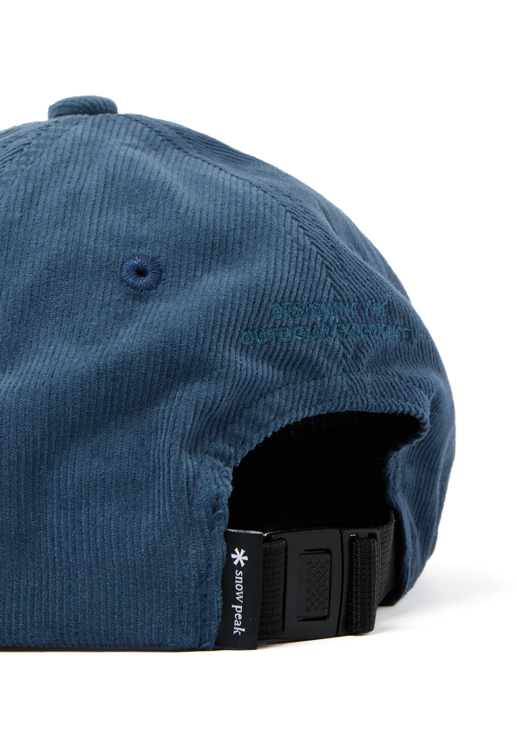 Snow Peak Corduroy Logo Design Cap - Light Blue