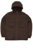 Snow Peak Men's Nylon Double Rip Jacket - Dark Brown