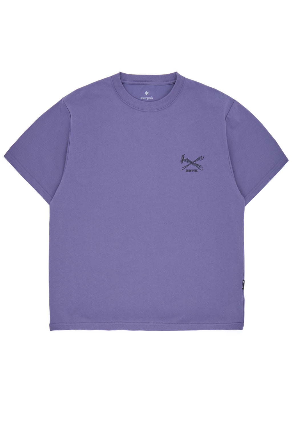 Snow Peak Men's Pegs & Hammer T-Shirt - Purple