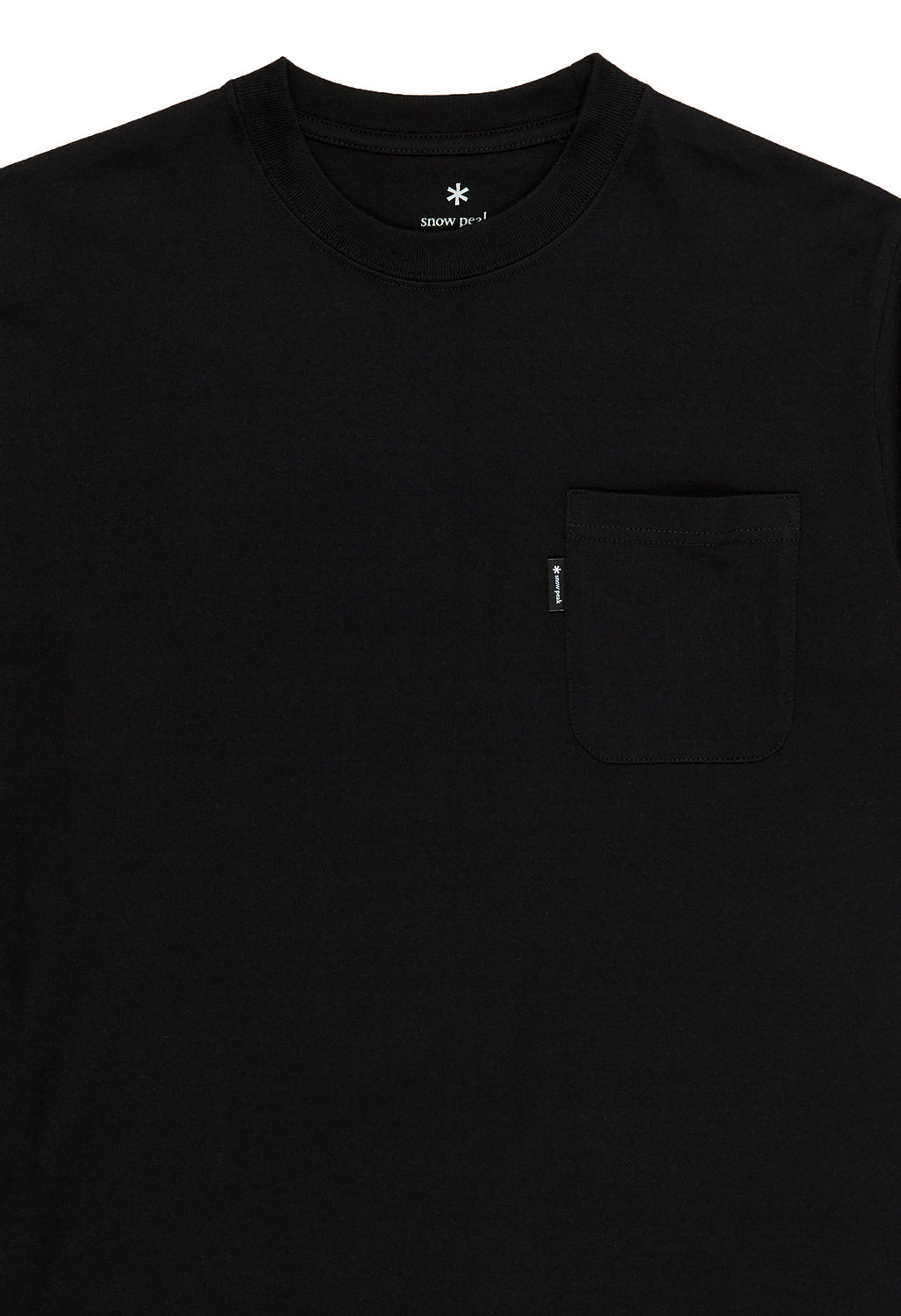 Snow Peak Reflector Message T-Shirt - Black