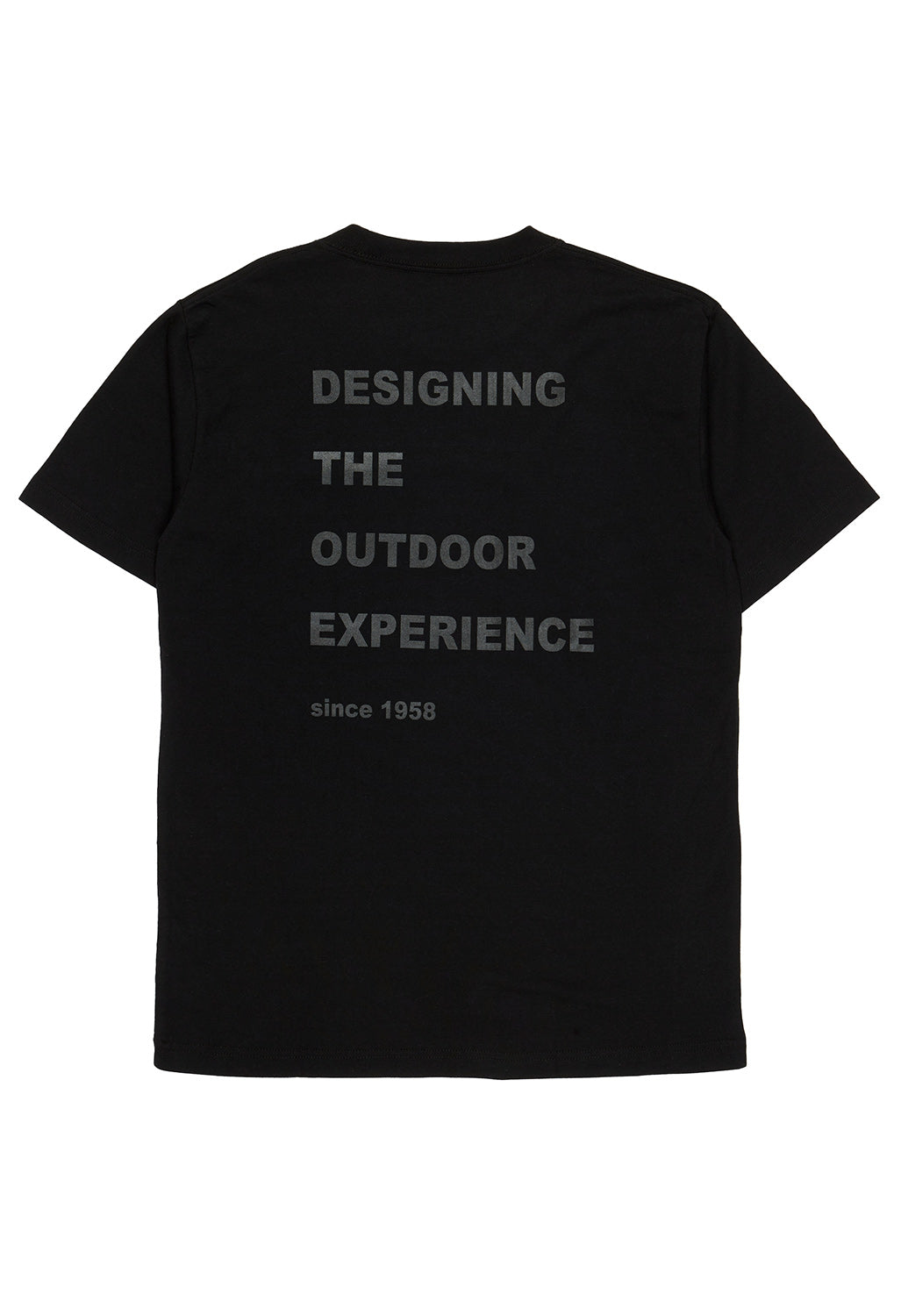 Snow Peak Reflector Message T-Shirt - Black