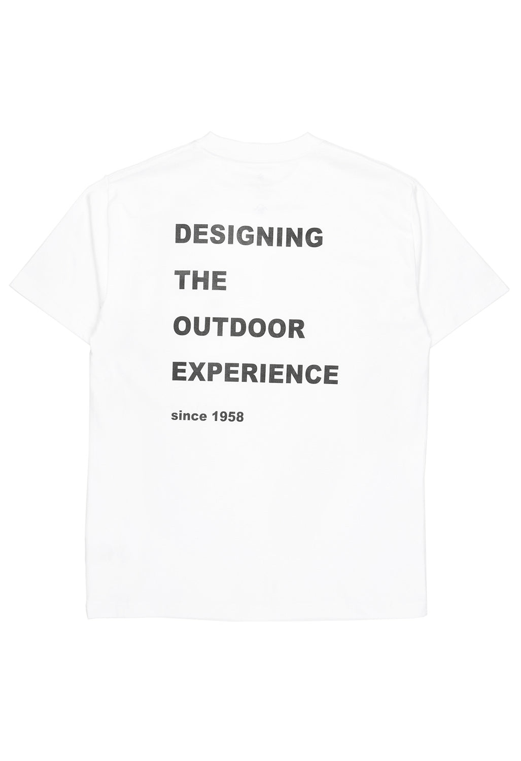 Snow Peak Reflector Message T-Shirt - White