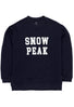 Snow Peak Felt Logo Sweatshirt Pullover - Navy