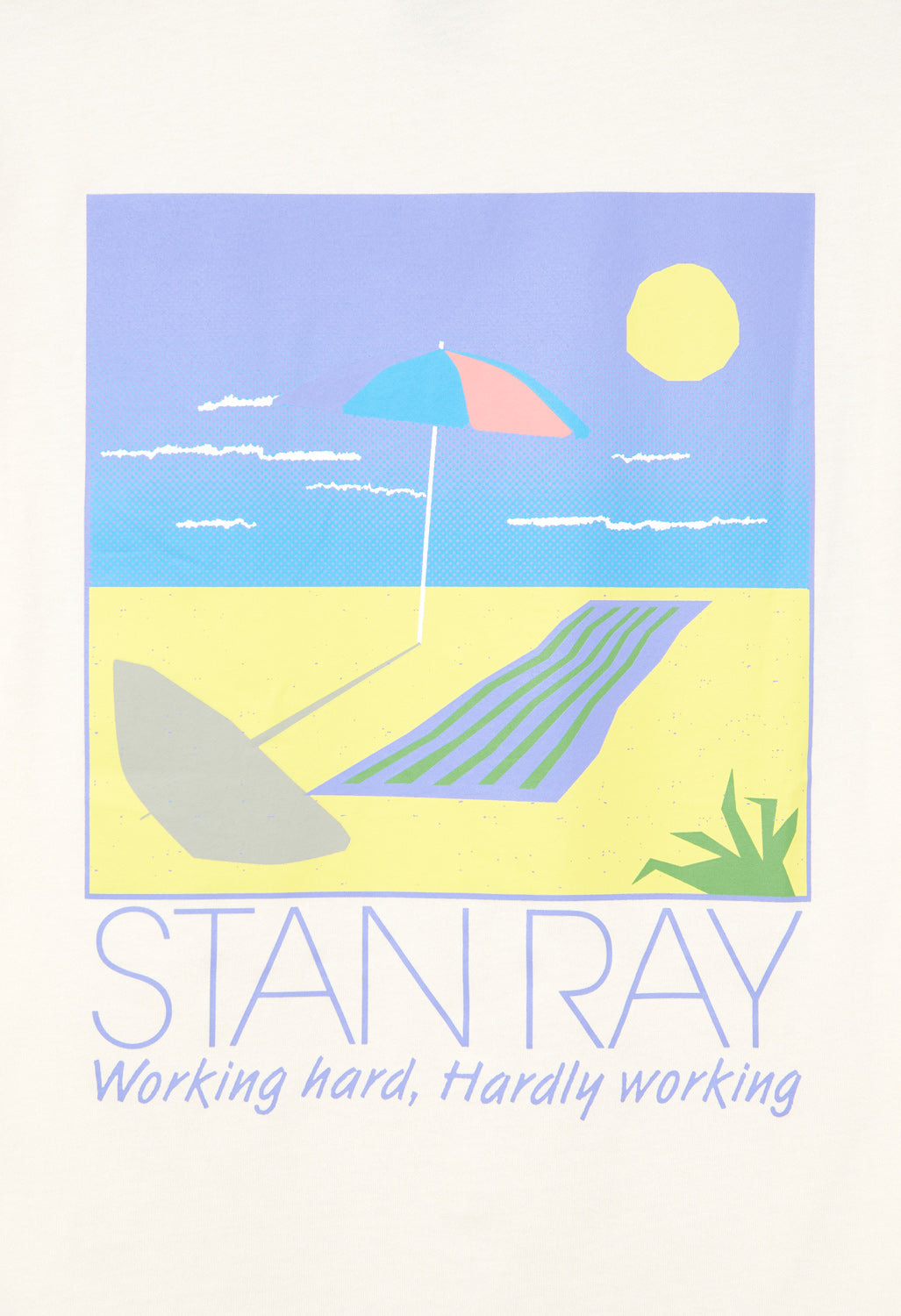 Stan Ray Men's Hardly Working T-Shirt - Natural