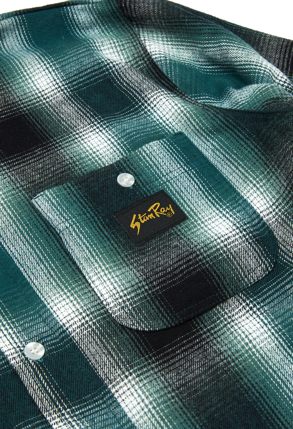 Stan Ray Men's Flannel Shirt - Pine Green Plaid