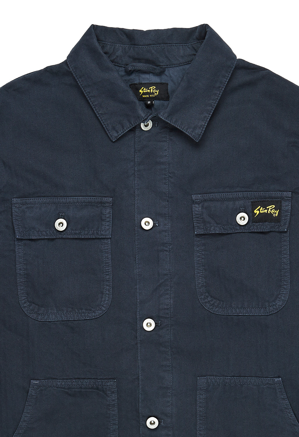 Stan Ray Men's Lined Pork Chop Jacket - Navy Herringbone