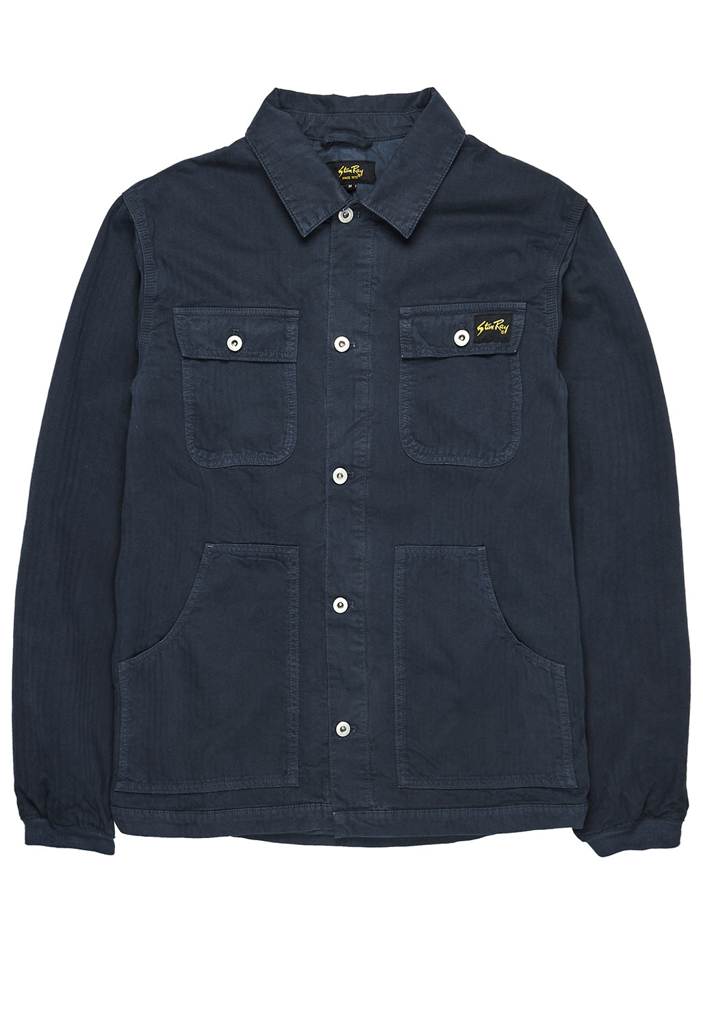 Stan Ray Men's Lined Pork Chop Jacket - Navy Herringbone