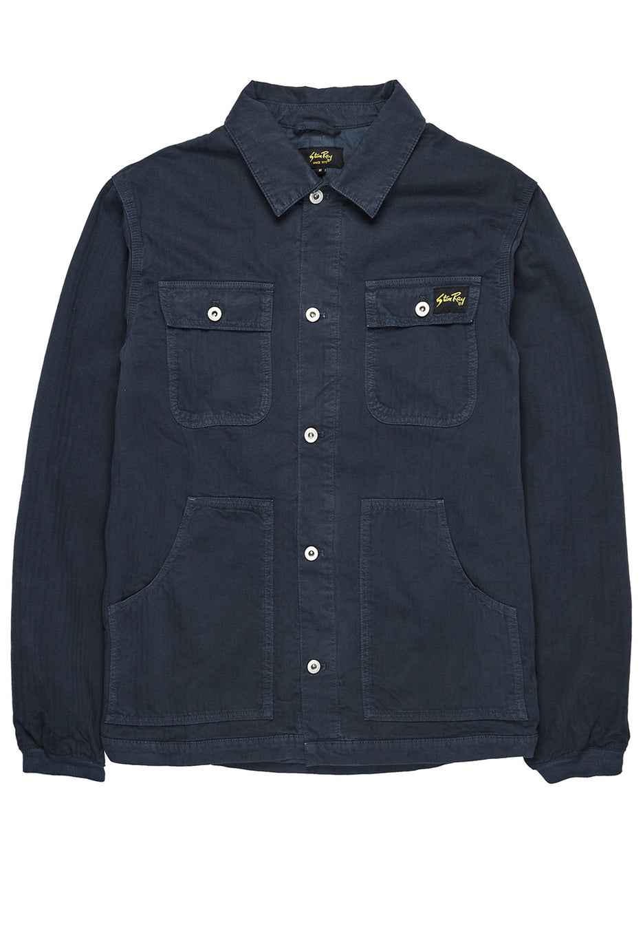 Stan Ray Men's Lined Pork Chop Jacket - Navy Herringbone