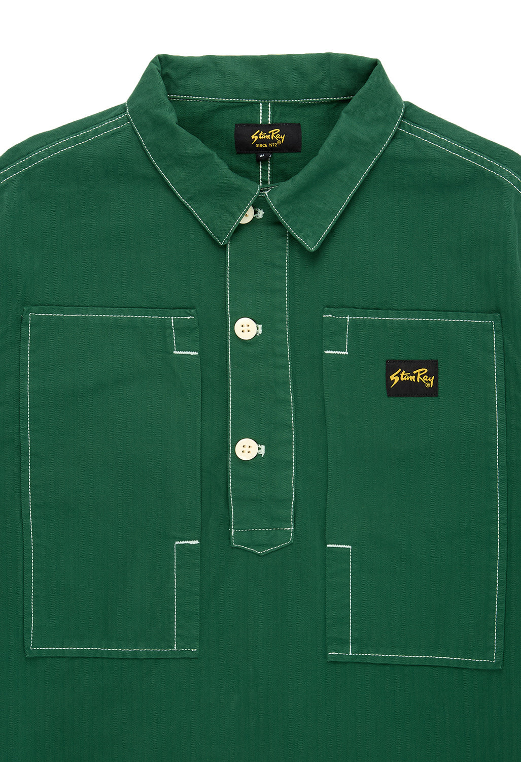 Stan Ray Men's Painters Shirt - Racing Green HBT