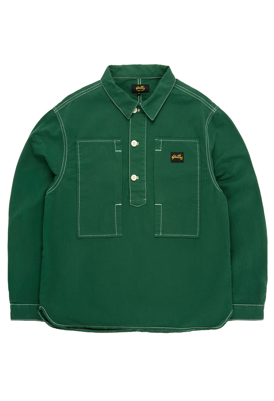 Stan Ray Men's Painters Shirt - Racing Green HBT