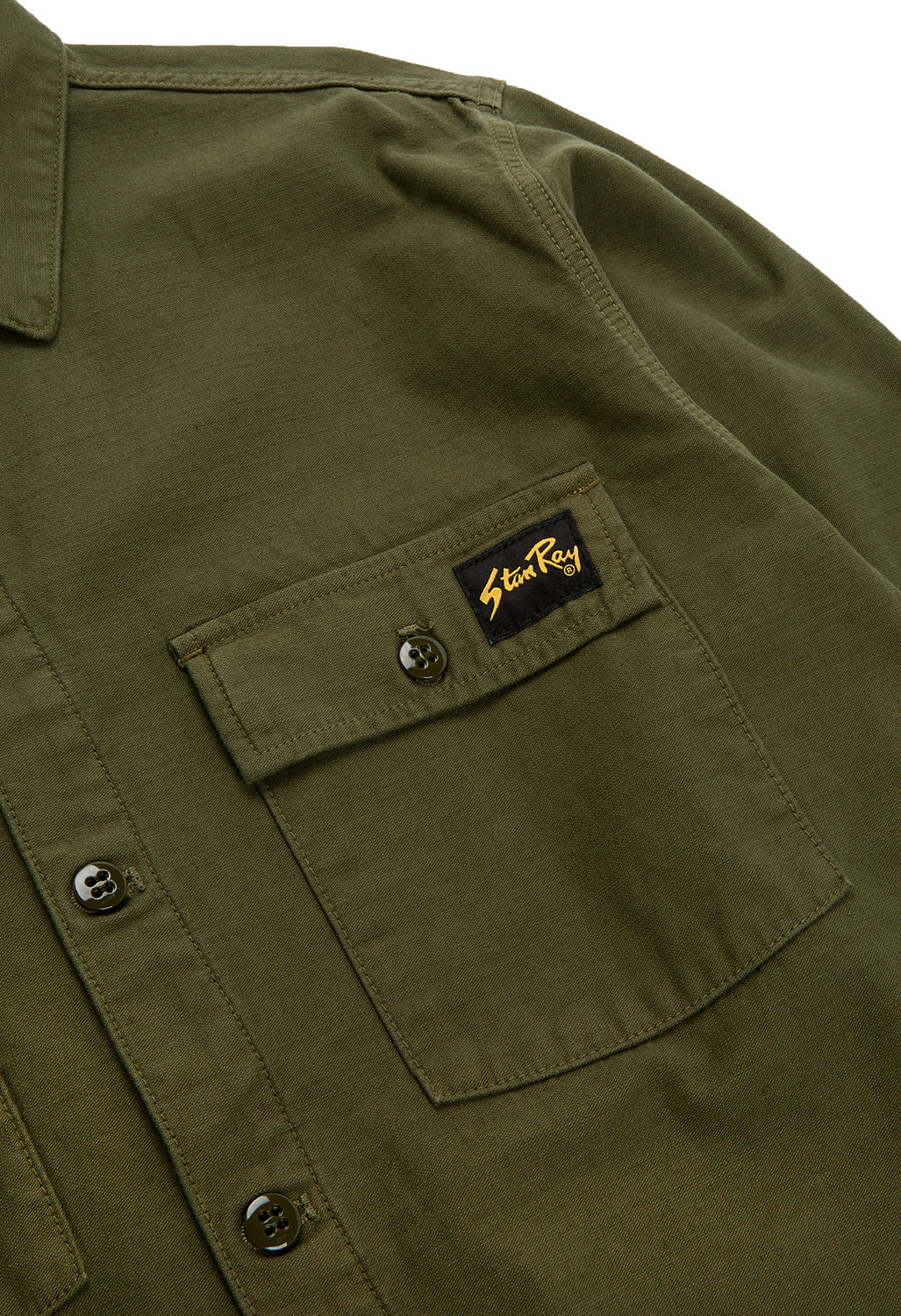 Stan Ray Men's CPO Shirt - Olive Sateen