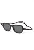 Ombraz Teton Sunglasses - Charcoal / Polarized Grey Lens