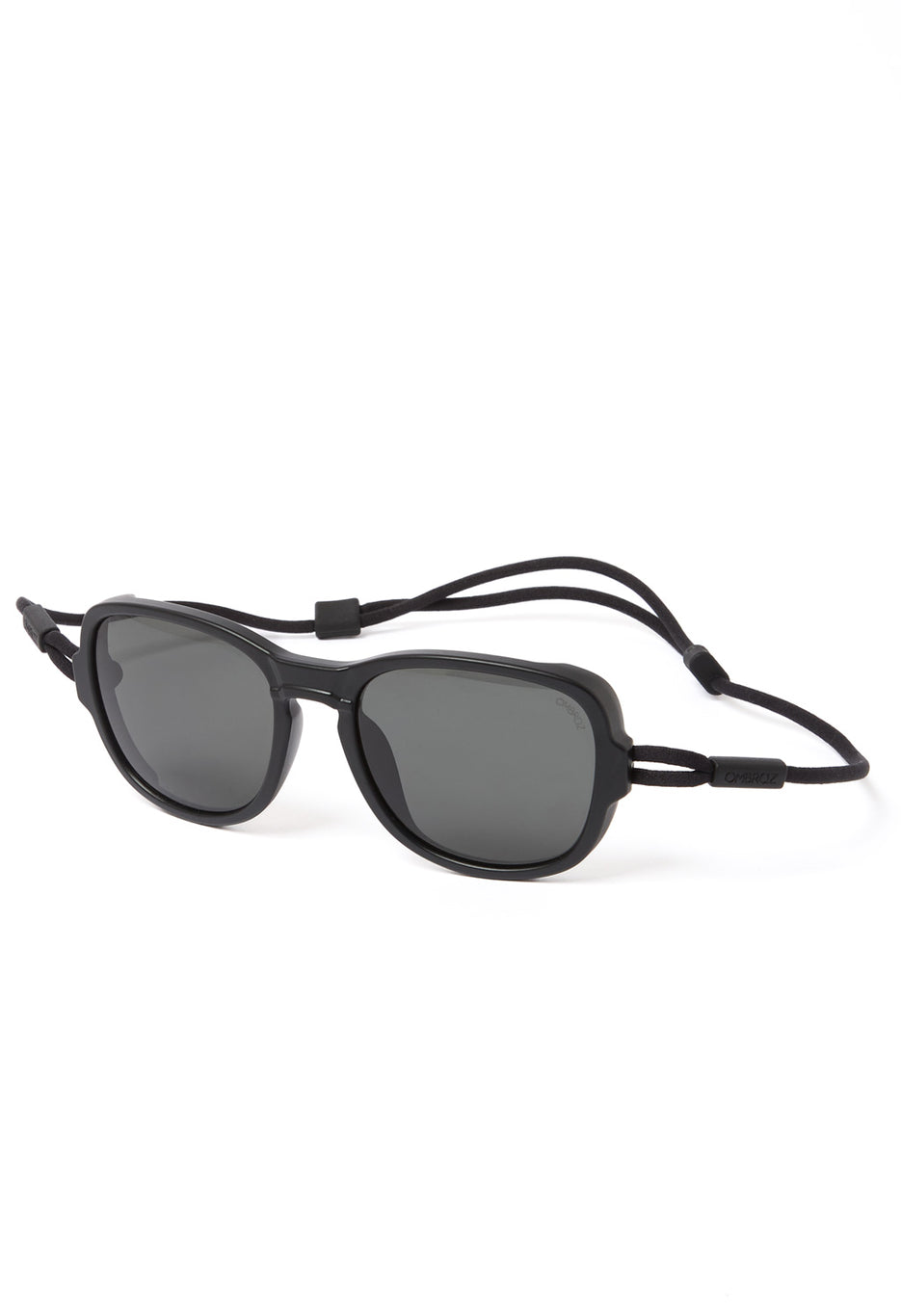 Ombraz Teton Sunglasses - Charcoal / Polarized Grey Lens