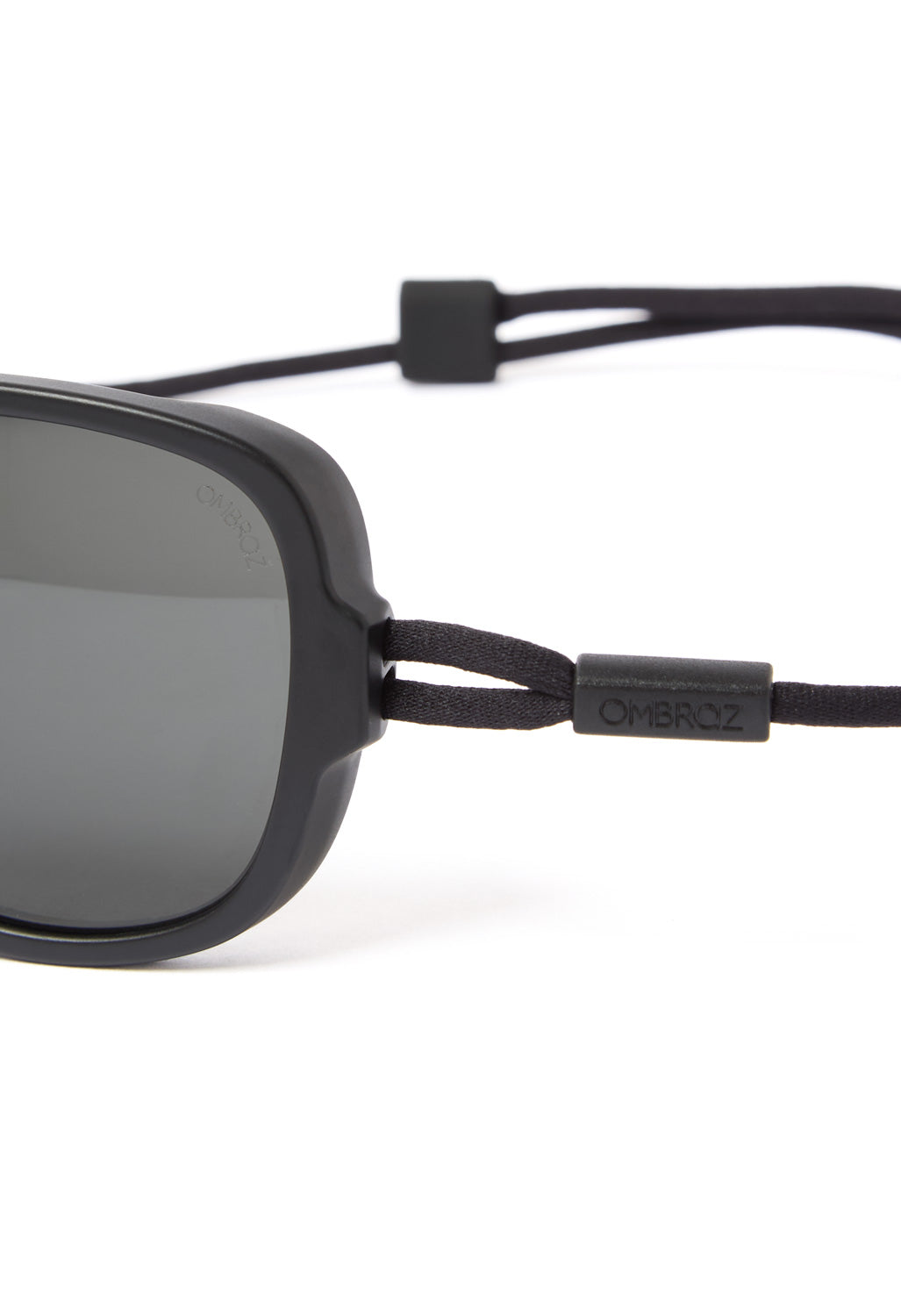 Ombraz Teton Sunglasses - Charcoal / Polarized Grey Lens