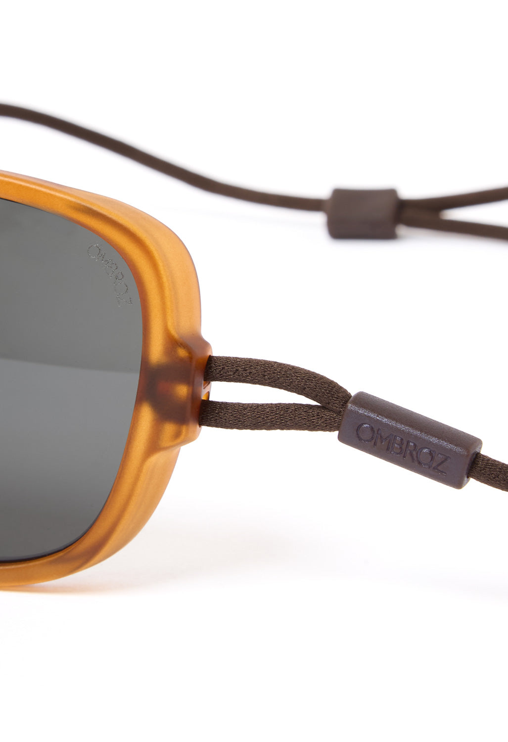 Ombraz Teton Sunglasses - Honey / Polarized Grey Lens