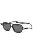 Ombraz Leggero Sunglasses - Charcoal / Polarized Grey Lens
