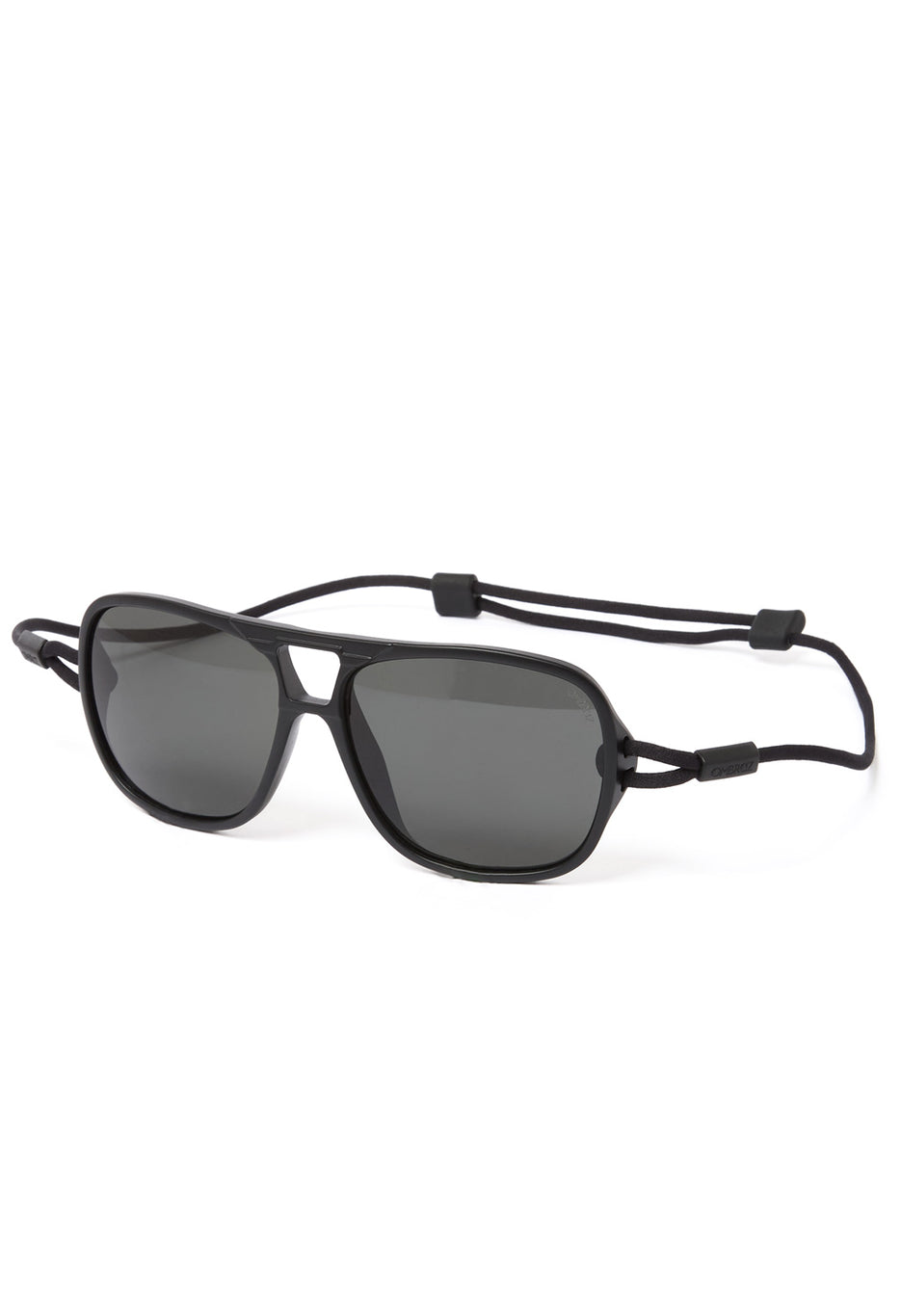 Ombraz Leggero Sunglasses - Charcoal / Polarized Grey Lens