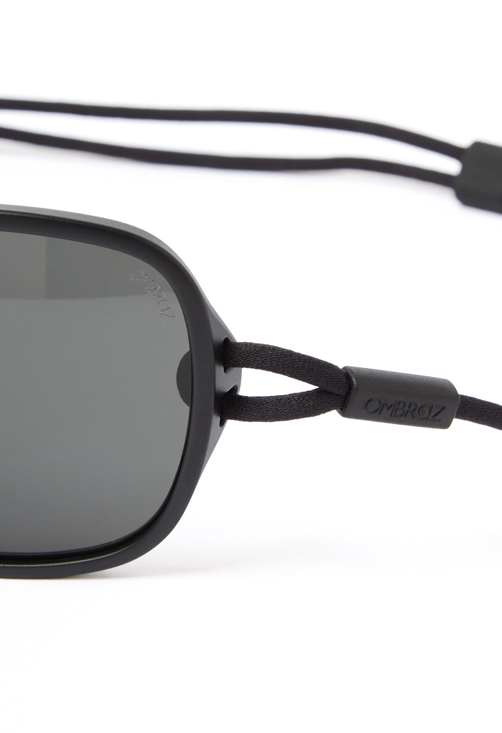 Ombraz Leggero Sunglasses - Charcoal / Polarized Grey Lens
