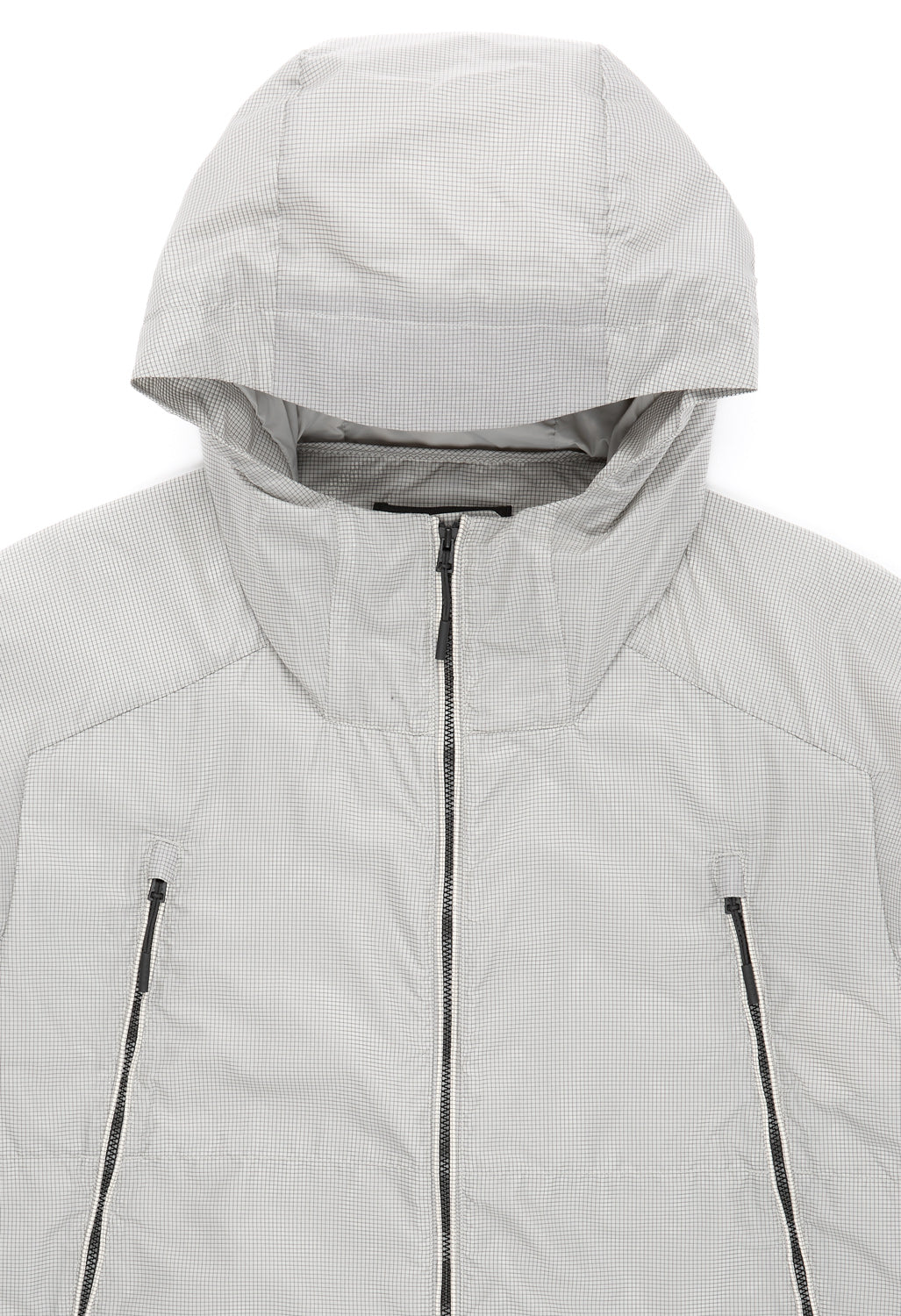 White hooded windbreaker cheap