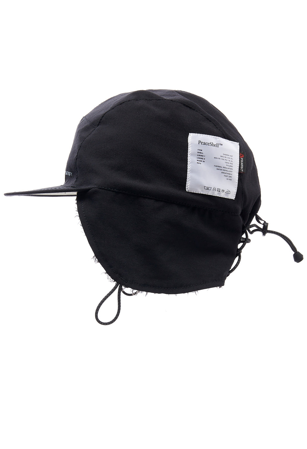Satisfy Men's PeaceShell Sherpa Hat - Black