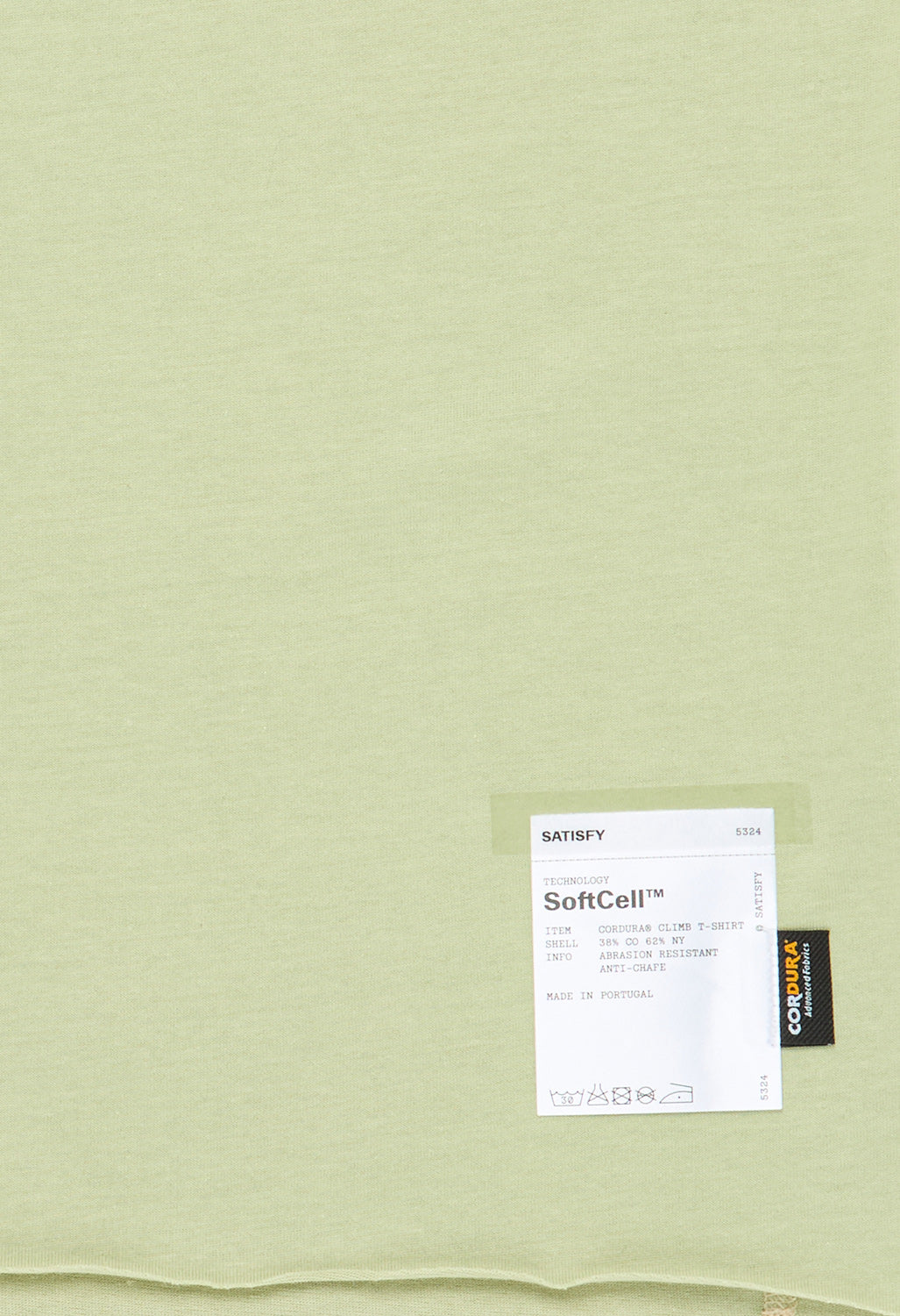Satisfy Men's Softcell Cordura T-Shirt - Sage Green