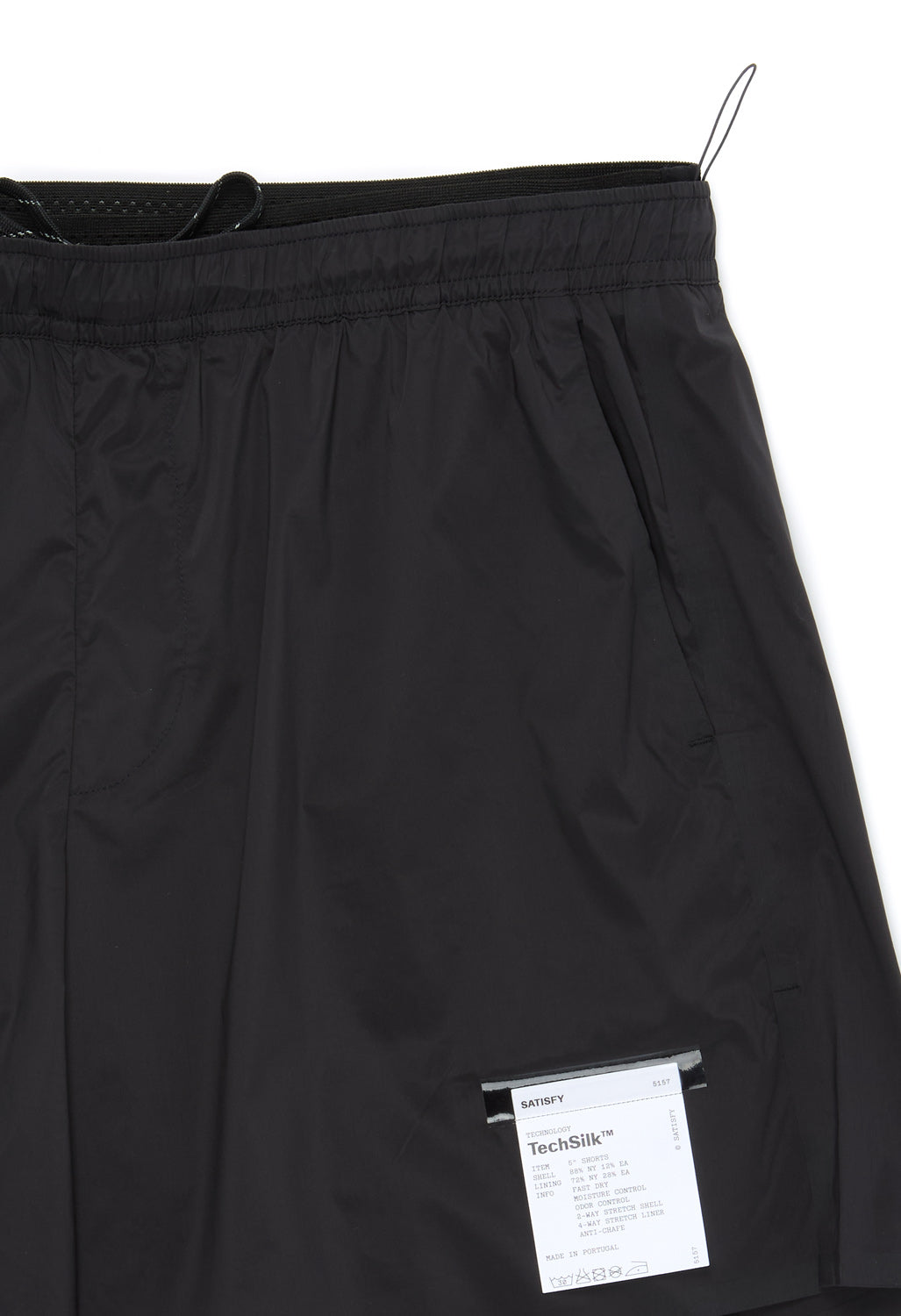 Satisfy Men's TechSilk 5" Shorts - Black