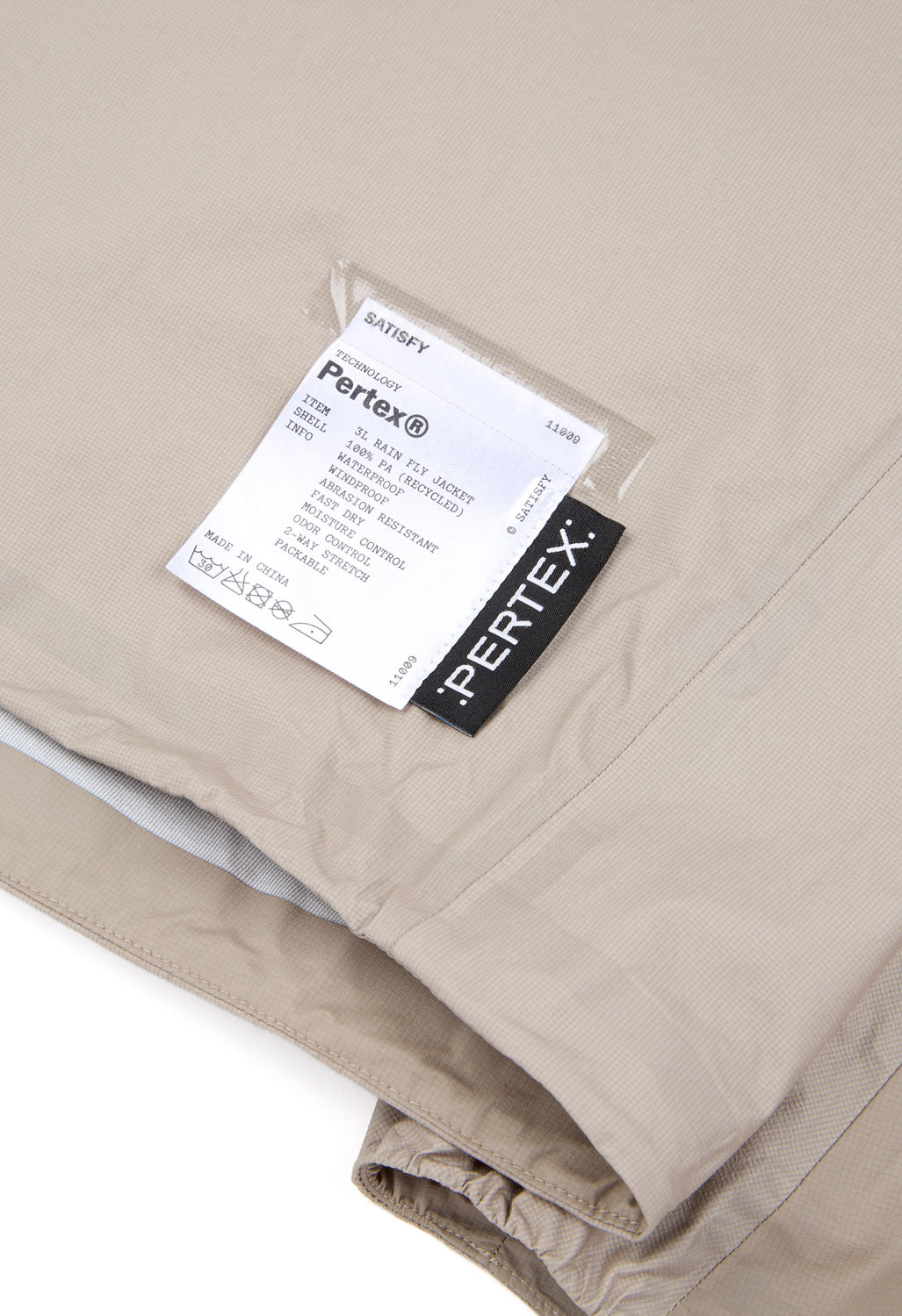 Satisfy Pertex 3L Rain Fly Jacket - Moon