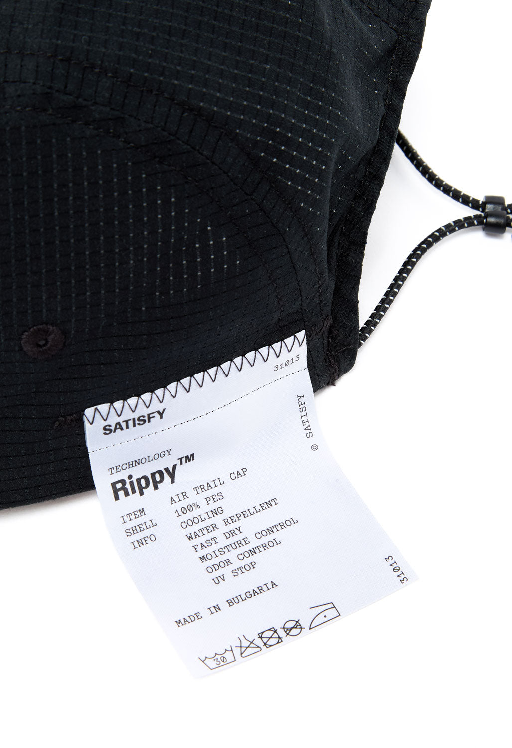 Satisfy Rippy Air Trail Cap - Black – Outsiders Store UK