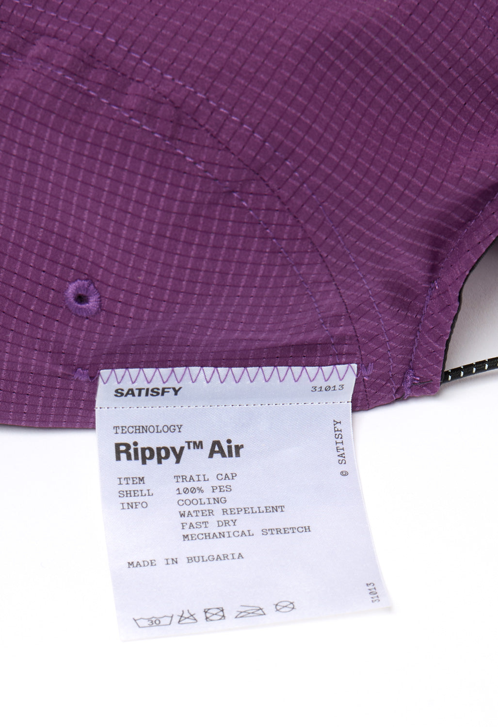 Satisfy Rippy Air Trail Cap - Violet