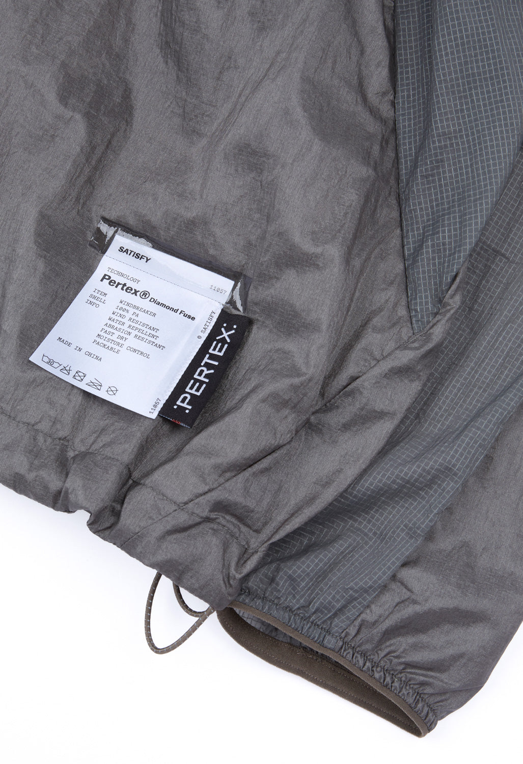 Satisfy Men's Pertex Diamond Windbreaker - Shadow