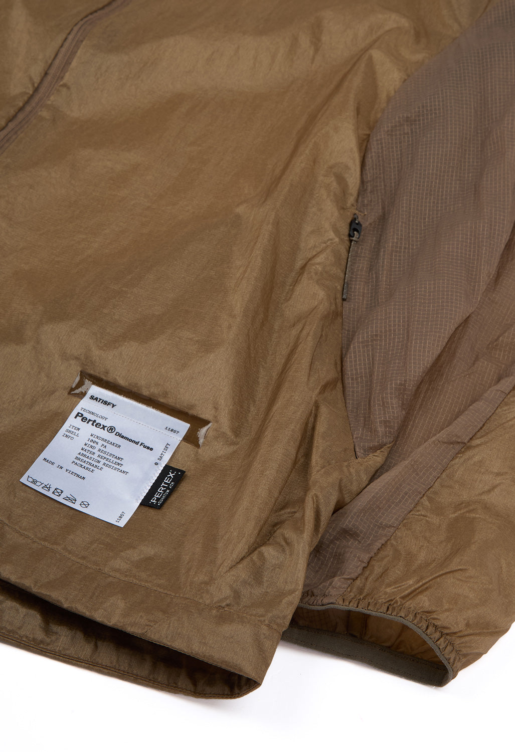 Satisfy Men's Pertex Diamond Fuse Windbreaker - Falcon