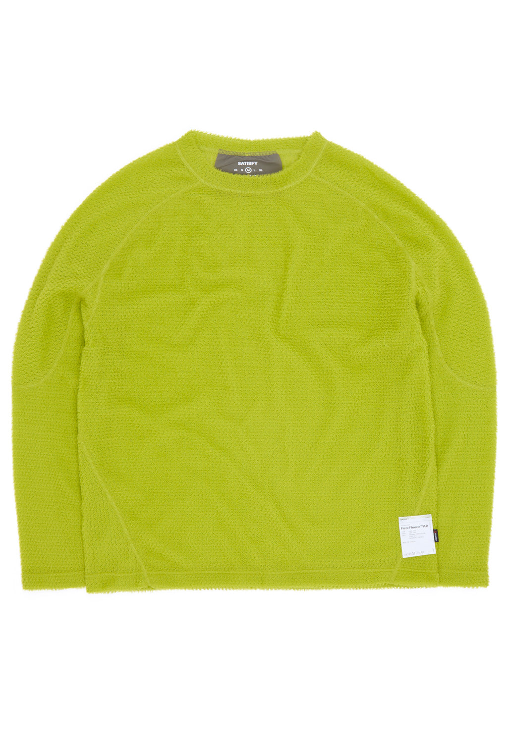 Satisfy Men's FuzzFleece AD Long Sleeve T-Shirt - Grenoble Green