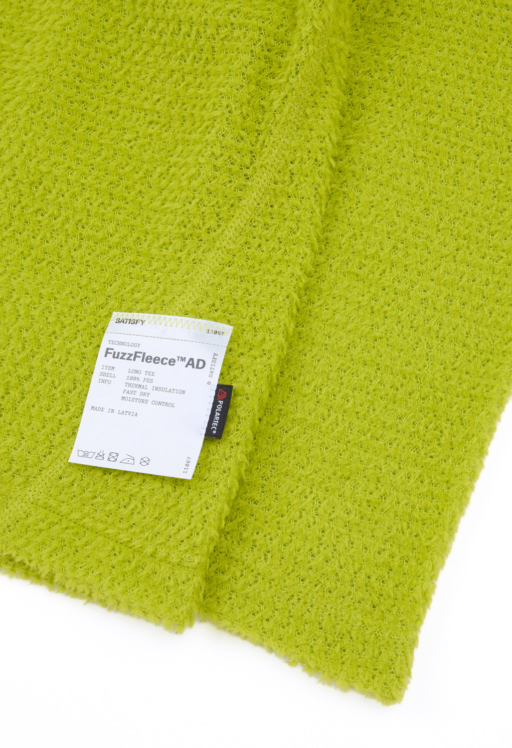 Satisfy Men's FuzzFleece AD Long Sleeve T-Shirt - Grenoble Green