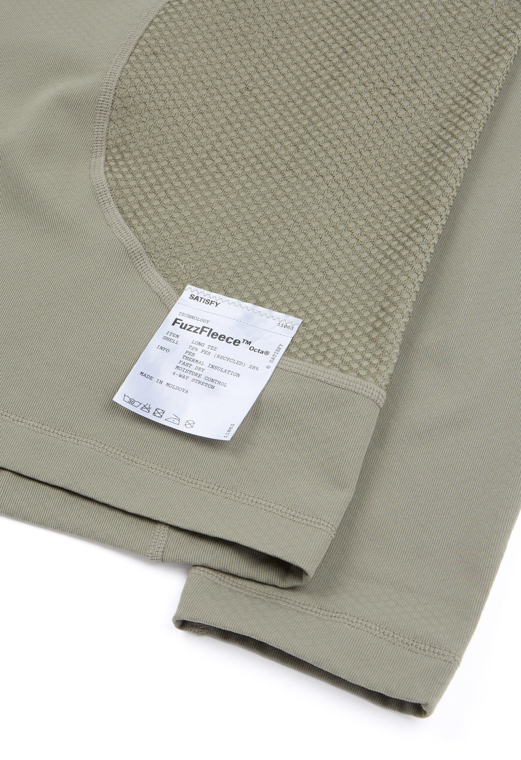 Satisfy Men's FuzzFleece Octa Long Sleeve T-Shirt - Vetiver
